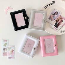 3-Inch Grid Snap Fastener Star Album, Student Fan Card Holder, Instant Print Storage Album For Girls - Multicolor - View 5