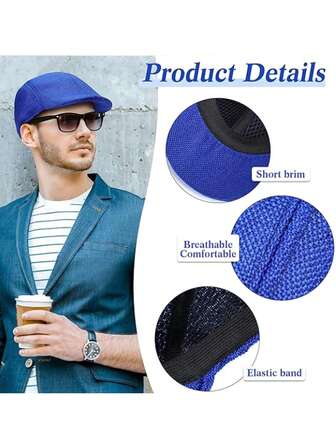 1 st mångsidig linneliknande basker, lätt och bekväm att bära. Andningsbar enfärgad design, perfekt för resor, utomhusskissning och vardagliga utflykter.