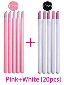 [5pcs/1set] Quartz & Ceramic Nail Polishing & Carving Pen Kit, 45 Degree Cuticle & Skin Remover, Nail Polish, Nail File, Smooth Rock Stone, Natural Nail Gel