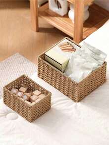 Giỏ đựng đồ bằng mây đan Giỏ đựng đồ đan bằng mây đan thủ công Giỏ tiệc có hộp đựng đồ bằng mây di động Hộp đựng đồ thủ công Tổ chức lưu trữ Asket Giỏ quà tặng cho phòng ngủ Tổ chức ký túc xá Trang trí nhà Trang trí phòng tắm và phụ kiện Tổ chức phòng tắm và lưu trữ Trang trí phòng Tổ chức nhà Đồ dùng phòng Quà tặng cho phụ nữ Mẹ Gia đình - Nhiều màu - Xem 4