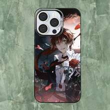 D-Diabolik-ks Anime L-Lovers Funda de Teléfono Compatible con 16,15,14,13,12,11,Pro,MAX, Cubierta Negra Mate a Prueba de Golpes para 17 Air Galaxy S22 S23 S24 S25 Plus Ultra - Z4 - Ver 4