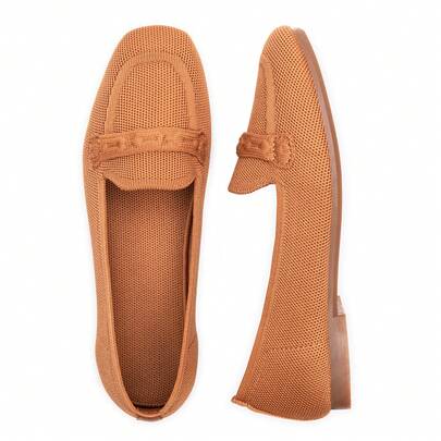 Frank Mully Damen-Loafer mit quadratischer Zehenpartie, Bequeme Büro- und Arbeitsschuhe, süße Penny-Loafer, zum Hineinschlüpfen, Gehen, Fahren JS6046