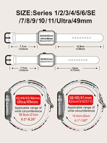 1 pieza Correa de reloj de silicona de estilo casual y de colores variados compatible con Apple Watch Ultra Series SE/11/10/9/8/7/6/5/4/3/2/1, de 38mm, 40mm, 41mm, 45mm, 44mm, 42mm, 46mm, 49mm, con fondo verde de Navidad y muñeco de nieve con gorro rojo, suave, elástica y cómoda