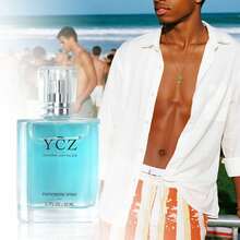 YCZ Men's Cologne, Long-Lasting Scent, Fragrance Set, Blending Citrus Floral And Woody Notes For Masculine Charm-The Perfect Birthday Gift For Your Father Or Boyfriend, Ideal For Holidays, Dates, Commuting, And Parties, Premium Fragrance - 淺藍色 - 查看 4