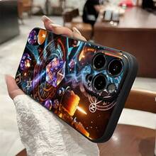 Una funda para teléfono que muestra un diseño geométrico misterioso con dados de cristal y símbolos místicos, compatible con iPhone 16, 15, 14, 13, 12 y 11 Pro Plus Promax.Hecho de material TPU, proporcionando protección de burbujas.Esto lo convierte en un excelente regalo para familiares, amigos, niños, compañeros para cumpleaños, Año Nuevo, festivales y el Día de San Valentín. - Colores mixtos - Ver 4