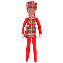 30cmBookshelf Doll Christmas Chef Outfit, Clothes For MischievousDoll Not Included), Party Holiday Decor Photography Prop, Bookshelf Doll Accessory, Christmas Tree Decoration, Essential Christmas Gift, Birthday Party, Wine Bottle Decor, Home Gathering Decoration - Multicolor - View 19