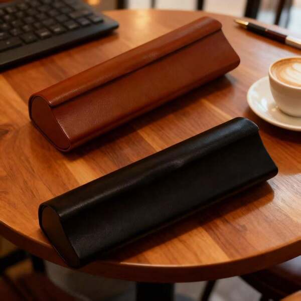 1 علبة نظارات شمسية/نظارات طبية، حجم كبير، صندوق تخزين مناسب كهدية لعيد الحب أو عيد الهالوين