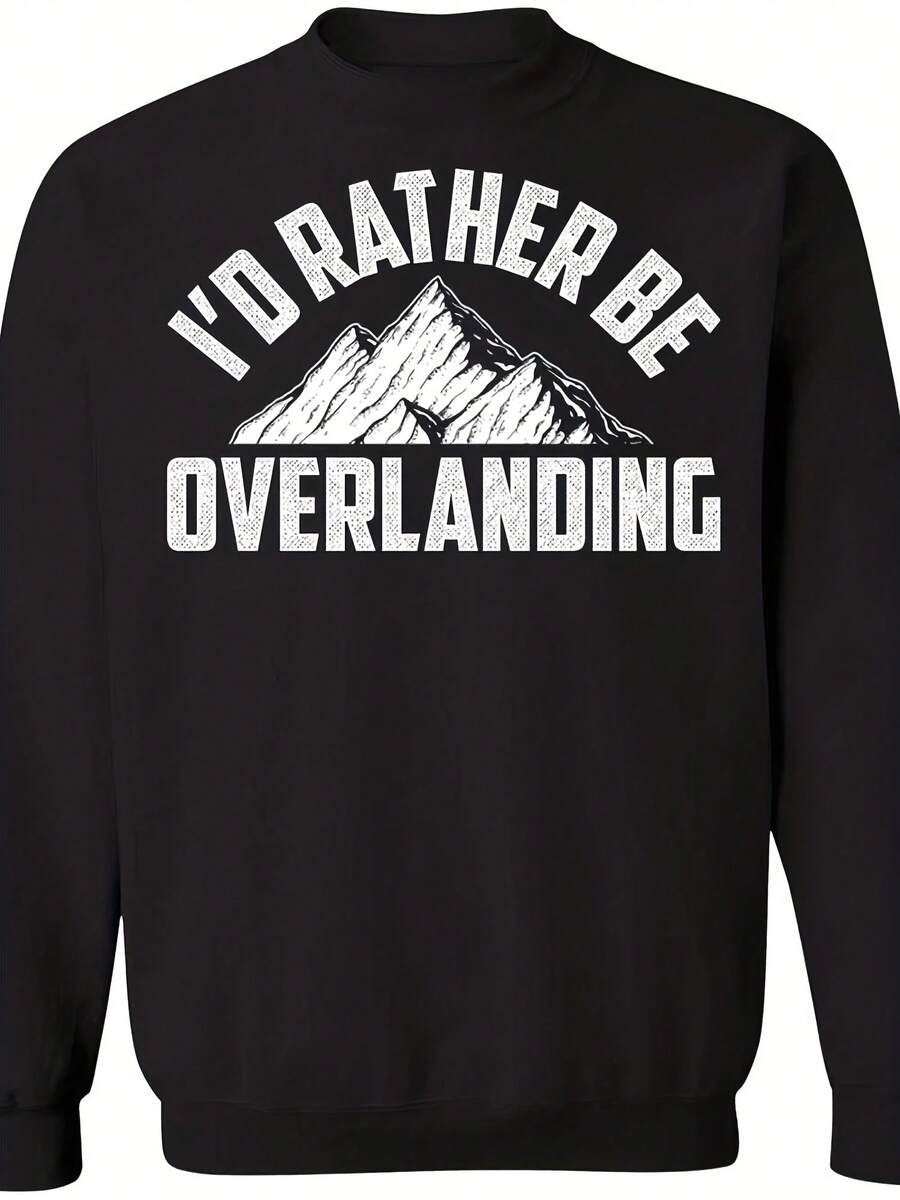 Overlanding-01 I'd Rather Be Overlanding Crewneck Sweatshirt - Style 8 - View 1
