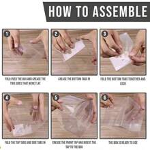 50 Clear PVC Macaron Boxes Transparent Square Cube Favour Packaging For Wedding Candy Chocolate Small Gifts Flat Pack Easy Assembly