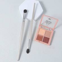 Single Eye Makeup Brush Soft Bristles Detail Blending Eyeshadow Brush Concealer Highlighter Professional Beauty - Champagne Gold Large Fingerprint Eyeshadow - View 3