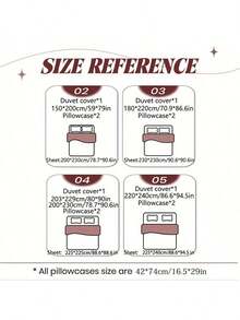 4件套厚款亲肤花卉宠物印花床上用品套装（1个羽绒被套+2个枕套+1张床单），柔软透气，简约优雅，可机洗，四季皆宜 - 喵星人 - 查看 4