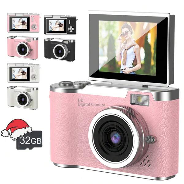 Digital Camera,High-Definition Camera Suitable For Photography,Video Recording,Autofocus,High-Definition Pixel Camera,Anti Shake,8x Digital Zoom,And Shooting Digital Cameras,Suitable For Adult Beginners Birthday,New Year And Christmas Gift