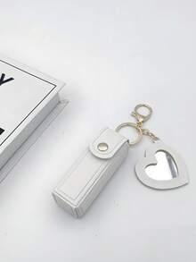 Mini Lipstick Case/Charm – A Stylish Makeup Accessory For Women. A Heart-Shaped Lipstick Holder-Perfect For The Back-To-School Season And Travel. - Multicolor - View 15