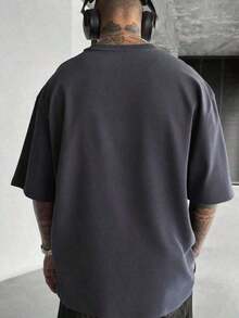 1Pcs 2026 F@K Around & Find Out Graphic Tee,180G Cotton Graffiti Print Short Sleeve Crop Top Summer Streetwear Gift - 灰色 - 查看 2