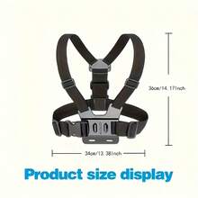 Adjustable Universal Chest Strap, Suitable For Cycling, Boating, Fishing, Skateboarding - Compatible With IPhone, , GoPro, Insta360, Action Cameras, For POV/VLOG Recording, ABS Material, Suitable For Outdoor Activities And Vlogging Chest Strap, Adjustable Strap Design, Durable Phone Stand, Phone Stand