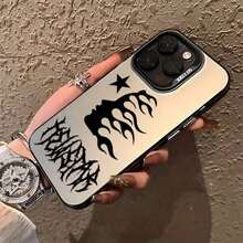 1PC HellstarS Fashion Logo Case For IPhone 16, 15, 14, 13, 12, 11 Pro Max, X, XR, XS Max, 8, 7 Plus Drop Resistant Scrub Back CoverFOR-YOUR-BELOVED-PHONE,For Iphone 17 Pro Max,Christmas Phone Case,Cute Phone Cases - Style1 (1PCS) - View 1