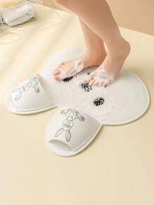 Bathroom Anti-Slip Mat, Bath Foot Scrubbing To Remove Dead Skin, Shower Foot Washing Mat, Tutu Silicone Massage Foot Mat - Multicolor - View 3