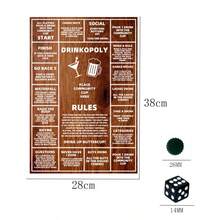 饮酒桌游、饮酒游戏、桌游、成人饮酒之夜、酒吧派对桌游、万圣节、圣诞节和新年礼物