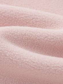 Balabala Tween Girl Fleece Jacket, Autumn Winter Warm Coat For Boys & Girls, Stylish & Cozy - Pink - View 9