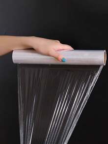 1卷易撕保鲜膜，无需裁剪，适用于微波炉和冰箱的食品保鲜膜，厨房保鲜密封膜 - 彩色 - 查看 6