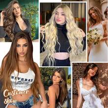 Micro Loop Hair Extensions Real Natural Straight Micro Ring Link Hair 12"-20" Loop Ring Human Hair Extension Black Brown Blonde 30g/Pack - S1 - Xem 8