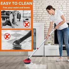 Upgraded Spin Mop Replace Scrub Mop Brush Compatible With O Cedar 2 RinseClean, Great Kitchen, Deck, Bathroom And Shower Floor Scrubber 1 Pack - 小號(1包) - 查看 6