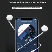 In Ear Wired Earphones,Lightning Connector Wired Headphones With Remote To Control Music, Phone Calls,In-Ear Earbuds Earphones Headphones Compatible With Iphone Pro/14/13/12/11/X/7/8 Earbuds,Lightning Interface Wired Earphones,In-Ear Earphones - White - View 2