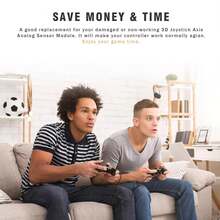 VAORLO عبوة 2-4-10 من عصي التحكم المتوافقة مع وحدة تحكم عصا التحكم البديلة مضادة للانحراف مع مستشعر تناظري ثلاثي الأبعاد، اكسسوارات - متعدد الألوان - مشاهدة 7