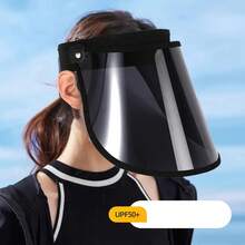 Visera Anti-para exteriores, sombrero para el sol para hombres y mujeres, protección deportiva plegable, cubierta portátil, gorra parasol, sombreros para el sol de verano - Azul - Ver 6