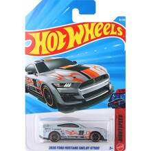 Hot Wheels 玩具车，1:64比例合金车模，可玩耍或展示 - 26A批次收藏仿真玩具合金跑车，福特野马谢尔比GT500开瓶器，日产宾利奔驰GTR合金车C4982，小型汽车收藏爱好者男孩礼物玩具车模型，理想的圣诞节和生日礼物，适合3岁及以上儿童，1个 - 彩色 - 查看 21