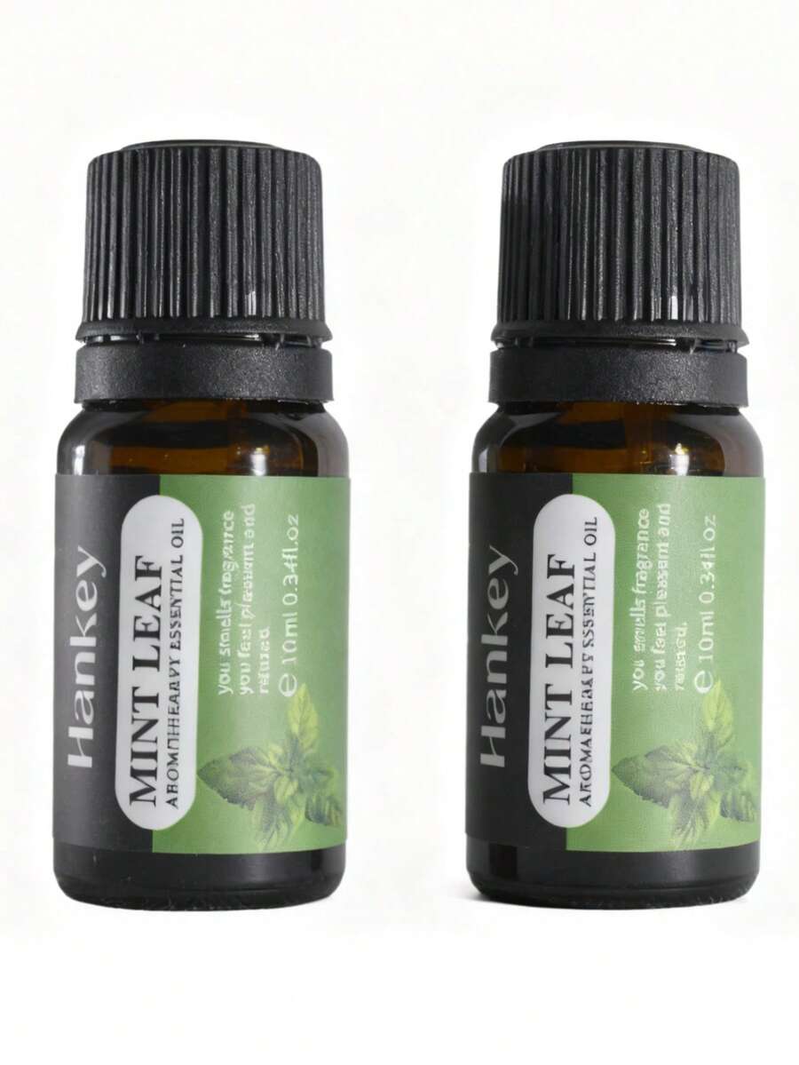 Invigorating Mint Duo | 2 X Pure Mint Essential Oils - For Energy & Focus - 青碧色 - 查看 1