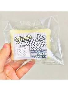 双色猫咪抱枕，慢回弹挤压玩具，糖果软陶材质，舒缓压力，办公桌玩具，派对礼品，收藏级新奇食品 - 彩色 - 查看 11