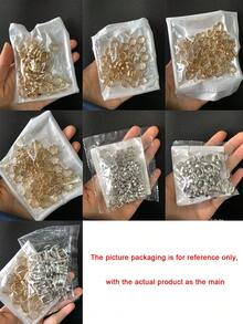 50 件 12 毫米圆形珠帽、CCB 珠框，用于 DIY 珠宝制作、项链、手链、耳环、吊坠连接器，带隔珠，用于珠宝制作配件 - 圓形 - 查看 7