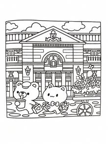1 Livre de coloriage mignon sur le thème de Londres, convenant aux adultes, aux adolescents et aux enfants pour se détendre. Thème de voyage, excellent cadeau pour Noël, Nouvel An, anniversaire - Pièce unique - Voir 4