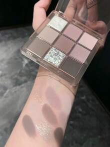 3CE 8.5g/0.29oz Multi-Color Eyeshadow Palette A SHY ASH, Matte & Shimmer Dual-Tone, Low Fallout, Buildable, Warm Contouring Shades, Oil-Control, Smudge-Proof, Multi-Purpose Eyeshadow/Highlighter/Brow Powder, Magnetic Compact, Korean Cosmetics - A SHY ASH - View 6