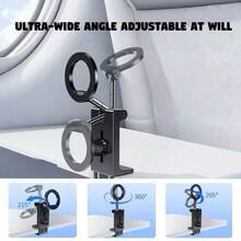 حامل هاتف محمول قابل للطي وللتدوير، تشغيل بيد واحدة، صغير وجذاب، امتصاص مغناطيسي قوي، مناسب لمختلف السيناريوهات المكتبية، متوافق مع أجهزة وأندرويد، هدية مناسبة للأعياد والأصدقاء والعائلة للاستخدام في المكتب والسكن الجامعي والمنزل، دوران 360 درجة، قوة تحمل عالية