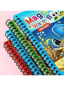 全新魔法水绘画、涂色书、绘画适合生日、圣诞节、新年礼物、儿童生日、免费、儿童水上玩具、返校