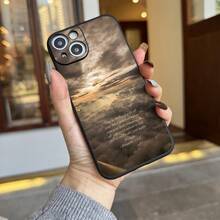 Elegante funda para  con temática primaveral y frases inspiradoras, adecuada para los modelos  16, 11, 15, 14, 13 y 12 Pro Max XR Plus.Esta funda protectora negra para teléfono es un regalo atento tanto para amigos hombres como mujeres, especialmente para hermanas. - Colores mixtos - Ver 4