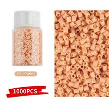 1000 piezas - Juego de cuentas de fusión de 2.6mm, ideal para principiantes y aficionados de las artes y manualidades, joyería de cuentas creativa, material duradero, suministros de cuentas, diseñadores creativos, regalo perfecto para Halloween, Navidad, días festivos