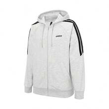 Adidas Unisex Unisex 2025 New Fashion Running Jacket Sportswear Casual Knitted Hooded Jacket - Grey - View 2