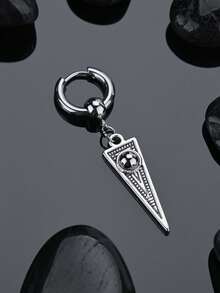 1 对不锈钢安全别针耳环，男女通用设计 - 別針耳墜 - 查看 9