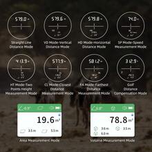 Nohawk Multifunction Voice Broadcast Rangefinder, Suitable For Golf And Hunting, With Distance, Speed And Golf Ball Trajectory Compensation Modes - Black - View 3