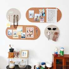 4 Stücke 60x20cm große dekorative Tafel, Mehrzweck Fotoanzeige Tafel, Büro und Zuhause Memo Tafel aus Filz, Wandmontage ohne Bohren, Mehrzweck Memo Tafel, geeignet für Zuhause, Studium, Büro, Weihnachten, Neujahr Dekoration, Fotoausstellung, Memo, Schul-Zubehör, Feiertagsdekoration, Weihnachts- und Neujahrsdekoration Accessoires, Neujahrgeschenk, kreatives Geschenk für Freunde, Mitschüler, Ältere, Lehrer - Mehrfarbig/A - Übersicht 4