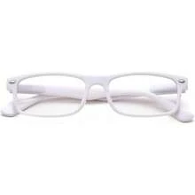 Lens Rectangle Frame Non Prescription Glasses - Fashion - 白色 - 查看 2