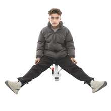 Adjustable Leg Stretcher Machine - 330LB Capacity Foldable Split Equipment With 5-Level Length Settings For Home Gym - Black - View 4