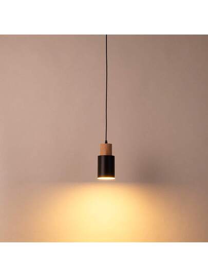 Alpinaluz "KIRA" Hang Lamp In Bruin Metaal Hout Sc inavian Moderne E27 view 3