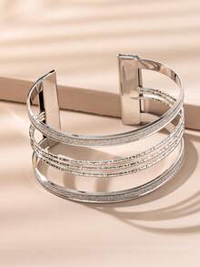 亮片細節開口手鐲