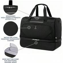 Maxlite 5 Softside Carry-On Weekender With Drop-Bottom Compartment Lightweight Overnight Travel Duffel Bag Men And Women 19-Inch