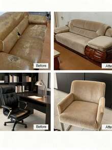 1 pieza Cinta de reparación de cuero, parche de cuero autoadhesivo, adecuado para sofá, banco, muebles, asiento de coche, kit de reparación de desgarros de cuero, restaurador de cuero autoadhesivo, recortable, reparación de sofá, aplicable para hotel/restaurante/oficina/espacios comerciales, taller y tiendas - Multicolor - Ver 3