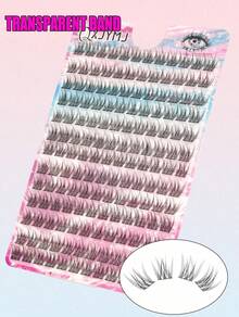 156 Clusters Of A Slouchy Trilogy Fishtail False Eyelashes, Naturally Slender, Soft And Fluffy, Comfortable And Simple To Wear, Reusable, Suitable For Beginners To Use, A Must-Have Makeup Tool For Daily Commuting. - D - View 6
